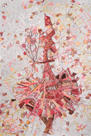 Falling Leaves, 20 in. x 30 in (51 cm x 76 cm)